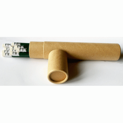 Recycled Paper HB Pencils with eraser in Recycled Paper Tube