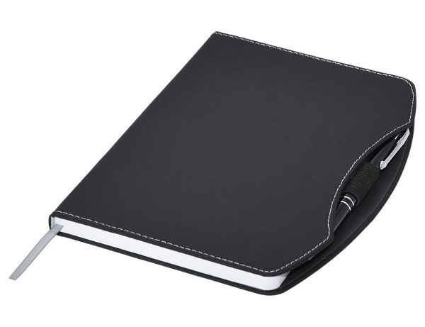 Premier Recycled PET A5 black Notebook